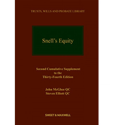Snell's Equity 34th ed: 3rd Supplement